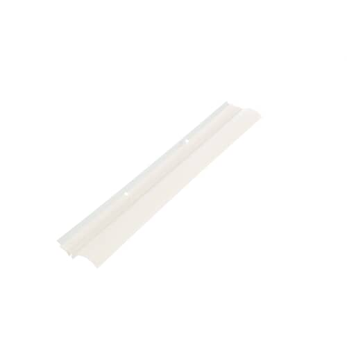 GE WD08X10059 dishwasher door seal shown as a long, straight white strip against a white background