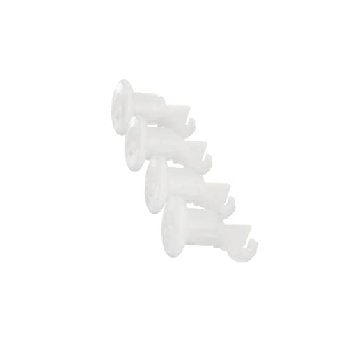 Angled shot of the four GE roller assemblies against a white background