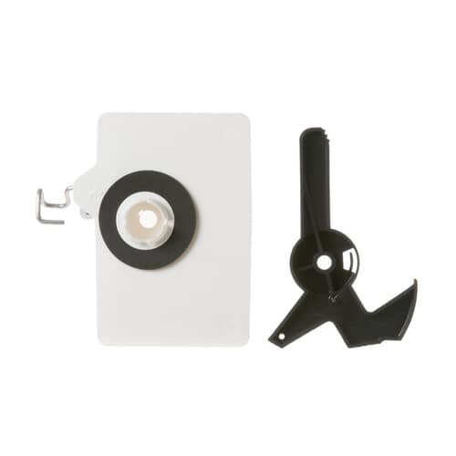 Alternative angled view of the rinse aid tank assembly.