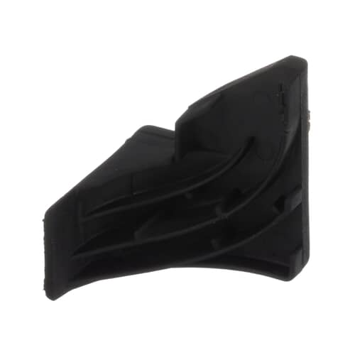 GE WD8X228 black plastic/rubber lower left dishwasher tub corner baffle.