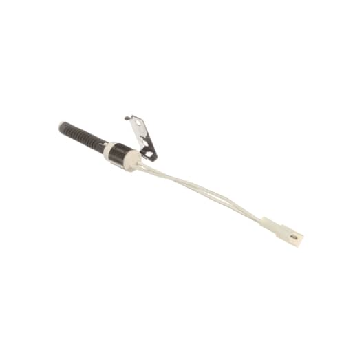 Side profile of the igniter element showing the coiled heating element material.