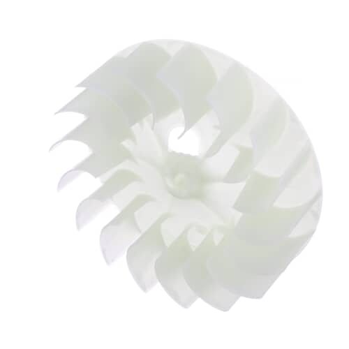 Angled view of the GE WE16M15 plastic impeller