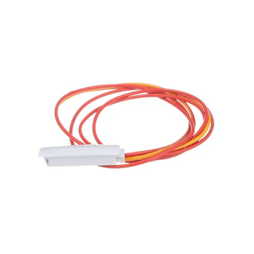 GE WH12X10334 lid switch assembly showing the white rectangular sensor housing