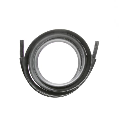 GE WH12X10462 capacitor showing the dual spade terminals on the white top surface