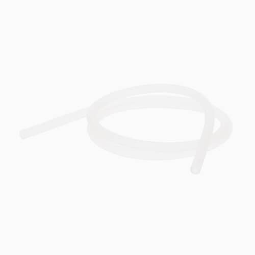 GE WH41X365 pressure switch hose shown laid out straight against a white background