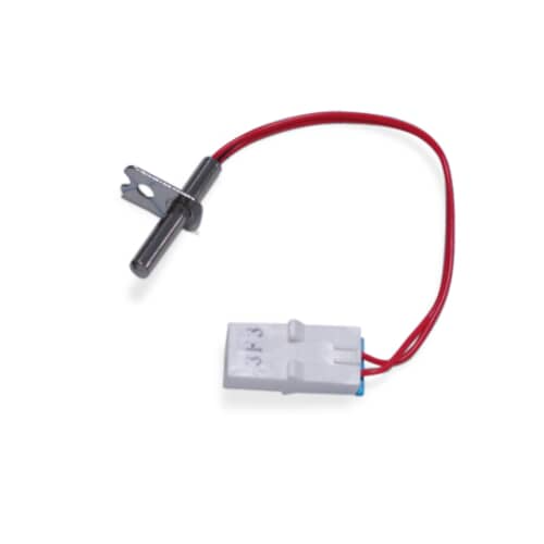 LG 6323EL2001B NTC thermistor sensor with red wires and white connector plug