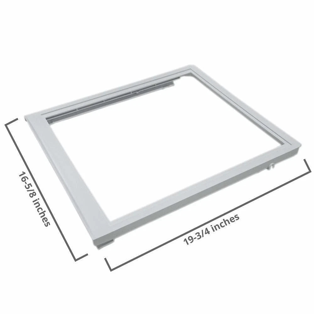 Kenmore 240350702 refrigerator shelf frame without glass OEM replacement compatible with Frigidaire and Crosley models