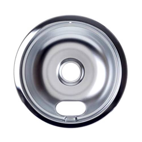 Chrome electric stove drip pan.