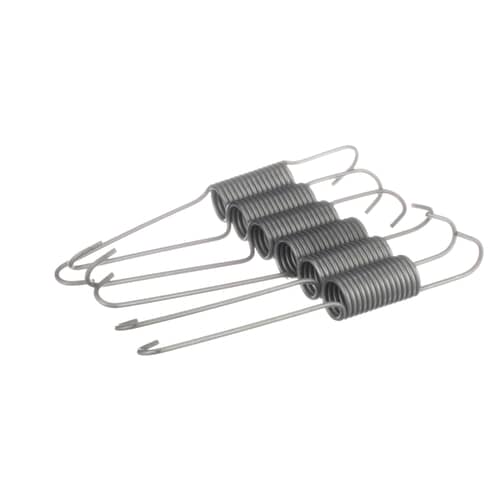 Whirlpool suspension spring kit laid out loosely against a white background