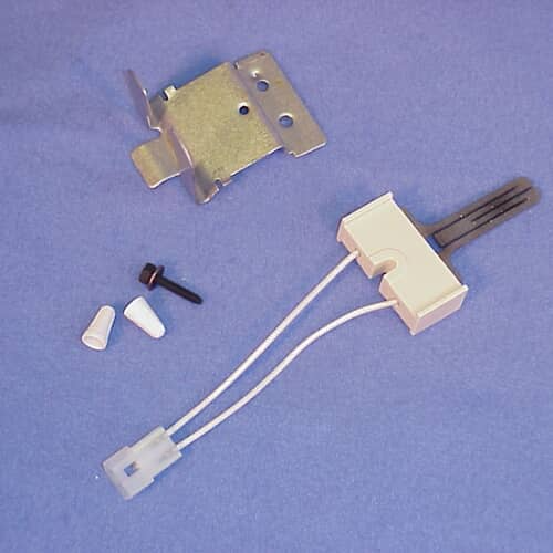 Whirlpool 279311 Gas Dryer Igniter Kit, showing the igniter, bracket, and installation hardware.
