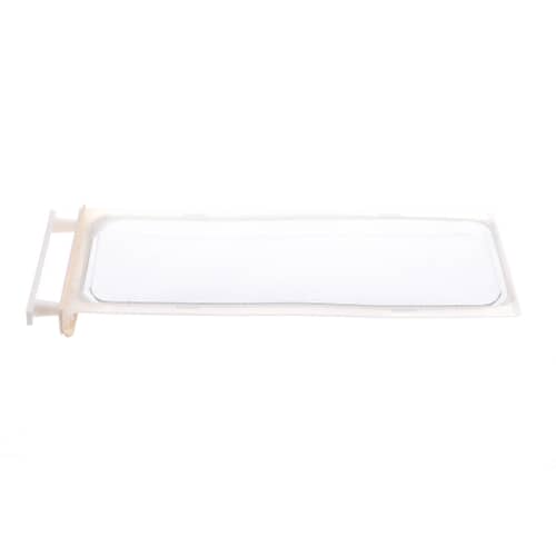 Isolated view of the lint filter assembly against a white background.