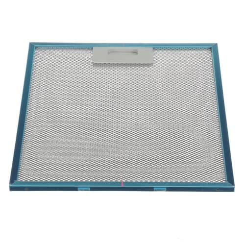 Side-angled view of the W10169961A grease filter replacement accessory.