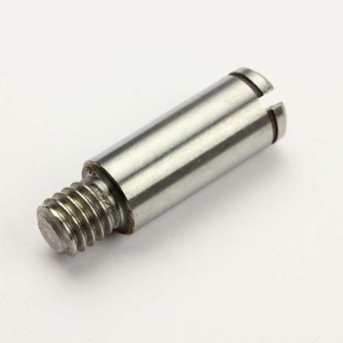 Close-up of the Whirlpool WP56461 Shaft, showcasing its high-quality metal construction and threaded ends designed to connect and provide smooth motion for various appliance components.