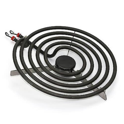 Whirlpool WP660533 8-inch electric coil surface element (2600W) with looped terminals.