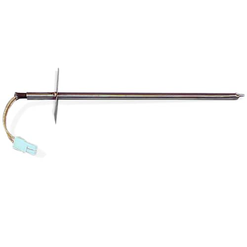 Alternative view of the metal oven temperature sensor probe.