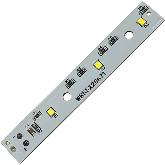 GE WR55X26671 Refrigerator LED Light Board OEM Replacement